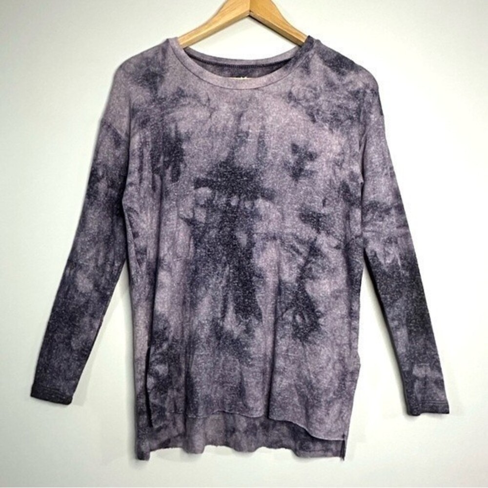 American Eagle Outfitters Womens size XS soft sexy plush tie dye long top 537B2